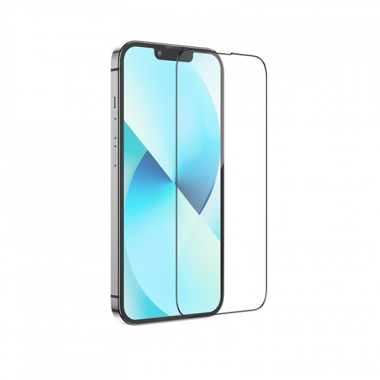 Tempered Glass Hoco A27 Anti-Static Dustproof 0.33mm 2.5D για Apple iPhone 13 mini  Μαύρο 34680