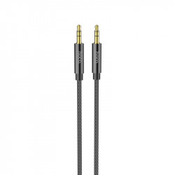 Καλώδιο σύνδεσης Ήχου Hoco UPA19 Braided 3.5mm Αρσενικό σε 3.5mm Αρσενικό Μαύρο 1m 34623