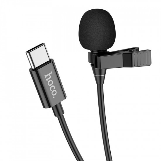 Μικρόφωνο Πέτου Hoco L14 Lavalier με Καλώδιο USB-C 2m 36058