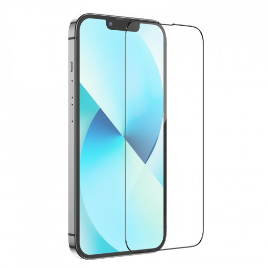 Tempered Glass Hoco G8 3D Full Screen Fine Edge Anti-Fall για Apple iPhone 13 mini Μαύρο Σετ 10τεμ. 35337