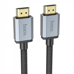 Καλώδιο σύνδεσης HDMI Hoco US03 HDMI 2.0 σε 4K 60Hz HD 18Gbps Μαύρο 1m Braided 38005