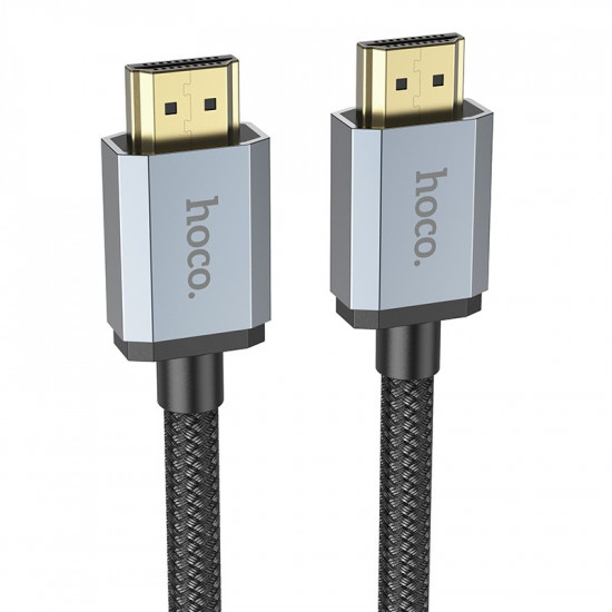 Καλώδιο σύνδεσης HDMI Hoco US03 HDMI 2.1 σε 8K 60Hz Ultra HD 48Gbps Μαύρο 1m Braided 38003