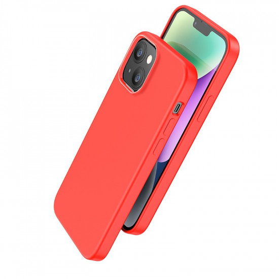 Θήκη Hoco Pure Series για Apple iPhone 14 Plus Κόκκινη 37573