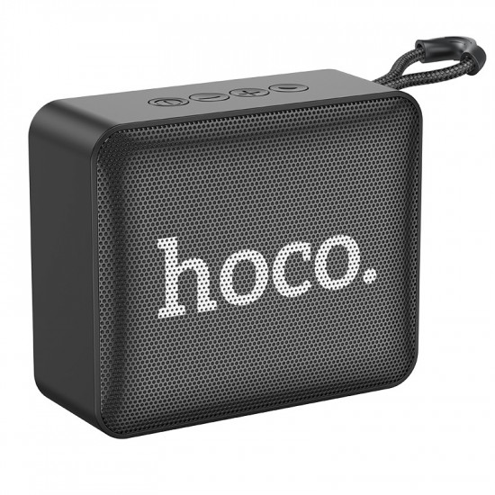 Φορητό Ηχείο Wireless Hoco BS51 Gold Brick Sports BT 5.2 Μαύρο 1200mAh 5W με FM και Micro-SD 37980