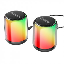Ηχείο Wireless Hoco BS56 Colorful 2-in-1 BT V5.2 2x5W, FM, USB και 3.5mm 12 x Lighting Effects 38007