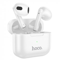 Wireless Hands Free Hoco EW30 Intelligent V5.3 300mAh με Εναλλαγή Master/Slave και 3.5 Ώρες Ομιλίας Λευκά 41195