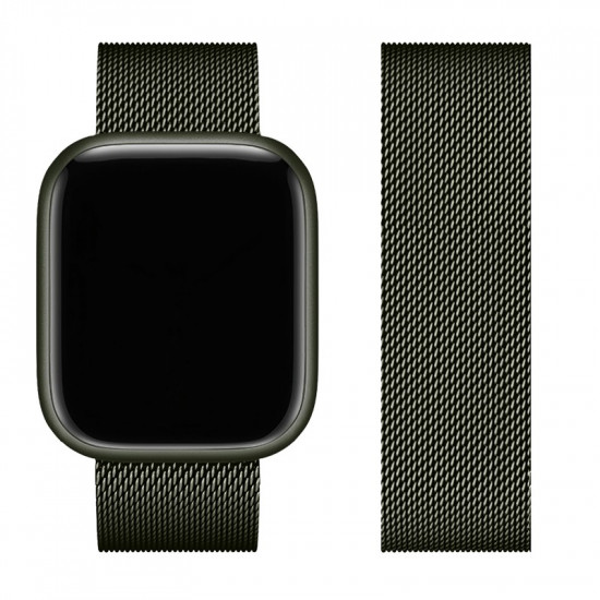 Watchband Hoco WA03 Simple Beauty 38/40/41mm για Apple Watch series 1/2/3/4/5/6/7/8/SE Stainless Steel Πράσινο 38177