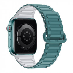 Watchband Hoco WA06 Flexible Military Pattern 42/44/45/49mm για Apple Watch 1/2/3/4/5/6/7/8/SE/Ultra Green Shirt Grey Silicon Band 38216