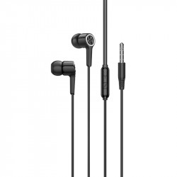 Hands Free Hoco M104 Gamble Universal Earphones Hi-Fi Stereo 3.5mm Μαύρο 1.2m 41133