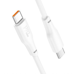 Καλώδιο Hoco X93 Force USB-C σε USB-C PD100W 3A για Γρήγορη Φόρτιση Λευκο 2m 47694