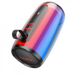 Φορητό Ηχείο Wireless Hoco HC18 Jumper V5.1 TWS 10W 2400mAh FM Micro SD USB AUX 360° LED Μαύρο 41193