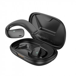 Wireless Hands Free Hoco EQ4 Graceful TWS V5.3 με Πλήκτρο Ελέγχου Συμβατό με Siri και 12h Ώρες Λειτουργίας Μαύρα 39630