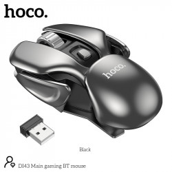 Ασύρματο Ποντίκι Gaming Hoco. DI43 Main 800-1200-1600dpi 2.4GHz 4 Πλήκτρων Μαύρο 46257