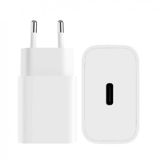 Φορτιστής Ταξιδίου Xiaomi Mi 20W Fast Charging PD20W με USB-C Λευκός BHR08M8EU 51236