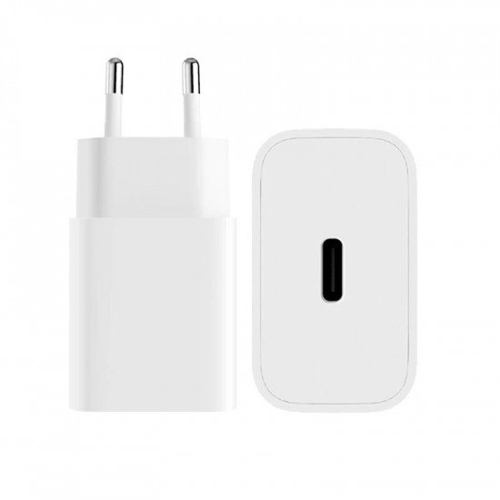 Φορτιστής Ταξιδίου Xiaomi Mi 20W Fast Charging PD20W με USB-C Λευκός BHR4927GL 39391