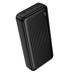 Power Bank Borofone BJ78A 20000mAh 5V/2A με 4 Θύρες 1xUSB-C, 2xUSB-A, 1xMicroUSB και LED Ένδειξη Μπαταρίας Μαύρο 47677