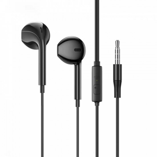 Hands Free Hoco. DM6 Maya Earphones Stereo 3.5mm με Μικρόφωνο και Πλήκτρο Λειτουργίας 1.2m Μαύρα 46247