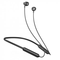 Bluetooth Hands Free Hoco ES67 Perception Magnetic Neckband v5.3 130mAh Μαύρο 40456