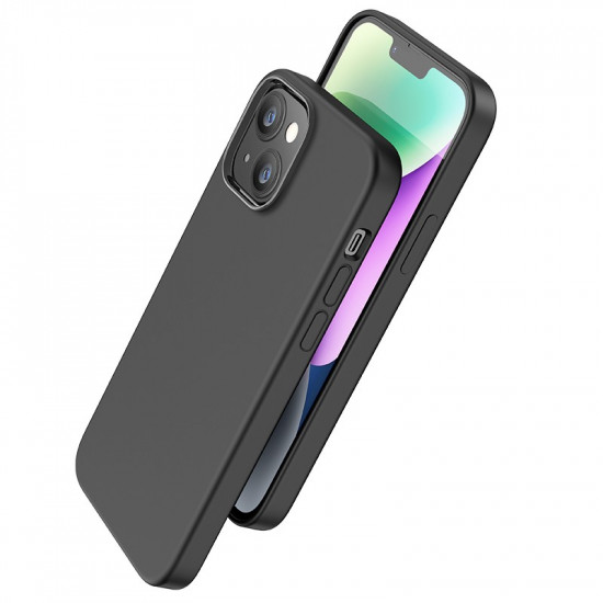 Θήκη Hoco Pure Series Silicone Magnetic για Apple iPhone 15 Plus Μαύρο 40766