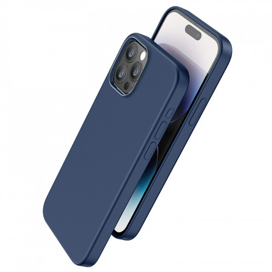 Θήκη Hoco Pure Series Silicone Magnetic για Apple iPhone 15 Pro Μπλέ 40770
