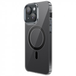 Θήκη Hoco Premium Series Transparent AS3 Magnetic Mag-charge για Apple iPhone 15 Smoke 40575