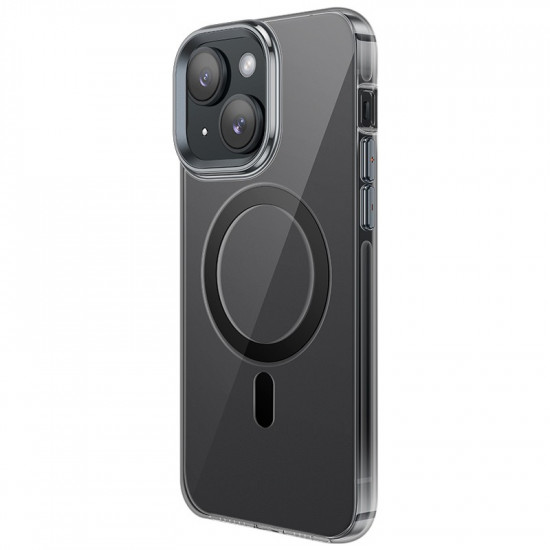 Θήκη Hoco Premium Series Transparent Magnetic Mag-charge για Apple iPhone 15 Plus Smoke 40570
