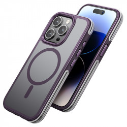Θήκη Hoco Flexible Airbag 6m Anti-Fall Series MagSafe για Apple iPhone 15 Pro Μωβ 39854