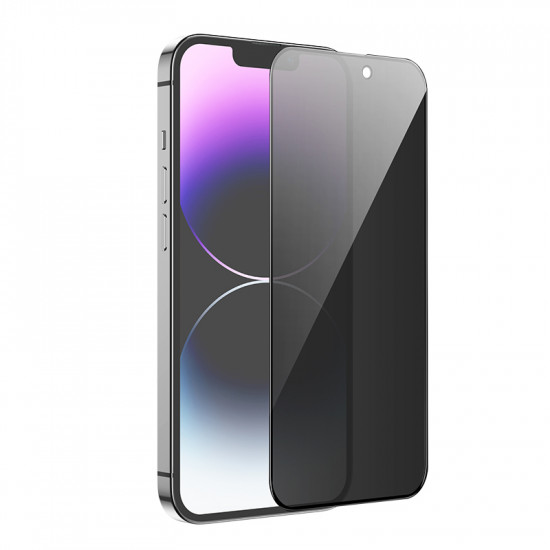 Tempered Glass Hoco Premium Series G15 0.33mm 30 Μοίρες Privacy Angle για Apple iPhone 15 Plus/16 Plus Σετ 10τεμ. 46557