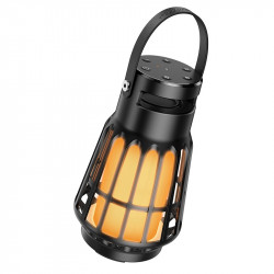 Bluetooth Φορητό Ηχείο Hoco BS61 Camping Lamp V5.3 8h TWS 10W 3600mAh με Micro SD FM USB και Outdoor Sound Effects Μαύρο 41078
