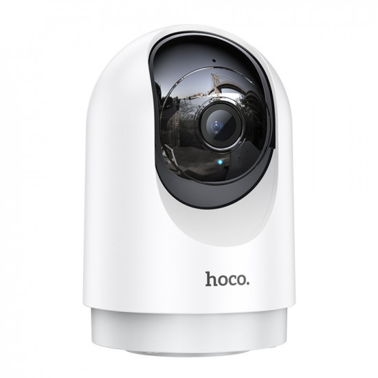 Wi-Fi Κάμερα Ασφαλείας Hoco D1 Indoor PTZ HD Camera με Οριζόντια Γωνία Θέασης 355° Κάθετη Γωνία Θέασης και Υποδοχή Micro SD 40802