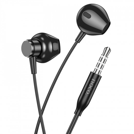 Hands Free Hoco M125 Smart Earphones Stereo 3.5mm με Μικρόφωνο και Πλήκτρο Λειτουργίας 1.2m Μαύρα 46502
