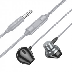 Hands Free Hoco M125 Smart Earphones Stereo 3.5mm με Μικρόφωνο και Πλήκτρο Λειτουργίας 1.2m Γκρι 46503