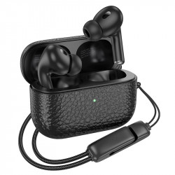 Wireless Hands Free Hoco EQ9 Duke TWS V5.3 320mAh 7 Ώρες Λειτουργίας με LED Οθόνη και Συμβατά με Siri Μαύρο 41147