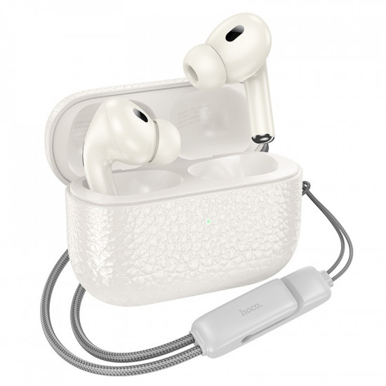 Wireless Hands Free Hoco EQ9 Duke TWS V5.3 320mAh 7 Ώρες Λειτουργίας με LED Οθόνη και Συμβατά με Siri Λευκό 41145