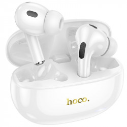 Wireless Hands Free Hoco EW60 Plus Norman TWS V5.3 300mAh με 4 Ώρες Λειτουργίας και Active Noise Cancellation Εναλλαγή Master/Slave Λευκό 41152