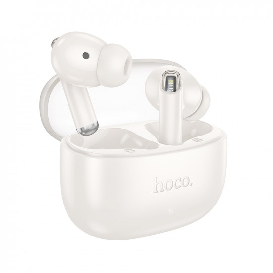 Wireless Hands Free Hoco EQ12 Rima TWS V5.3 350mAh 7 Ώρες Λειτουργίας με Πλήκτρο Ελέγχου και Συμβατό με Siri Λευκό 45155
