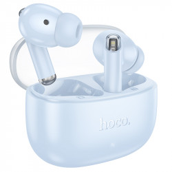 Wireless Hands Free Hoco EQ12 Rima TWS V5.3 350mAh 7 Ώρες Λειτουργίας με Πλήκτρο Ελέγχου και Συμβατό με Siri Μπλέ 45118