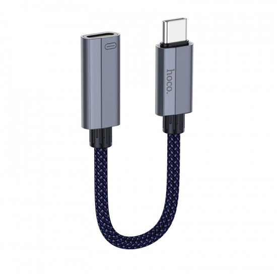 Αντάπτορας  Hoco UA29A USB-C σε Lightning 3.0A 15cm Braided Μπλε 41249