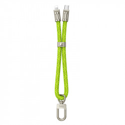 Hoco GH5 Καλώδιο Φόρτισης/Λουράκι Καρπού USB-C σε Lightning PD20W Braided Πράσινο 22cm 45701