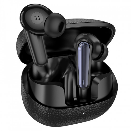 Wireless Hands Free Hoco EQ23 Plus Duke Ⅱ TWS V5.4 400mAh 7 Ώρες Λειτουργίας  Συμβατό με Siri ANC+ENC Μαύρο 46139