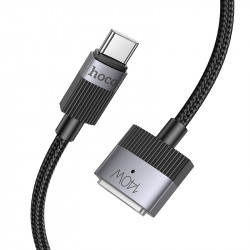 Μαγνητικό Καλώδιο Φόρτισης Hoco U141 USB-C σε Mag3 140W Braided Μαύρο 1.8m 46140