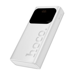 Power Bank Hoco J144A 30000mAh 1xUSB-C 1xMicro USB 2xUSB-A 5V/2A και LED Ένδειξη Μπαταρίας Λευκό 50412