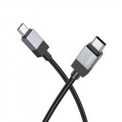 Καλώδιο Hoco X110 Honorific USB-C σε USB-C 60W Braided Μαύρο 1m 46203