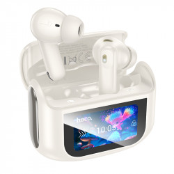 Wireless Hands Free Hoco EQ21 Sandy V5.4 με Active Noise Cancellation και ENC 400mAh 7 Ώρες Ομιλίας Λευκά 46496
