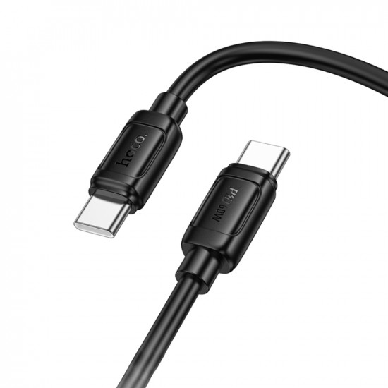 Καλώδιο Hoco X115 Surpass USB-C σε USB-C PD60W 3.0A Μαύρο 1m 47678
