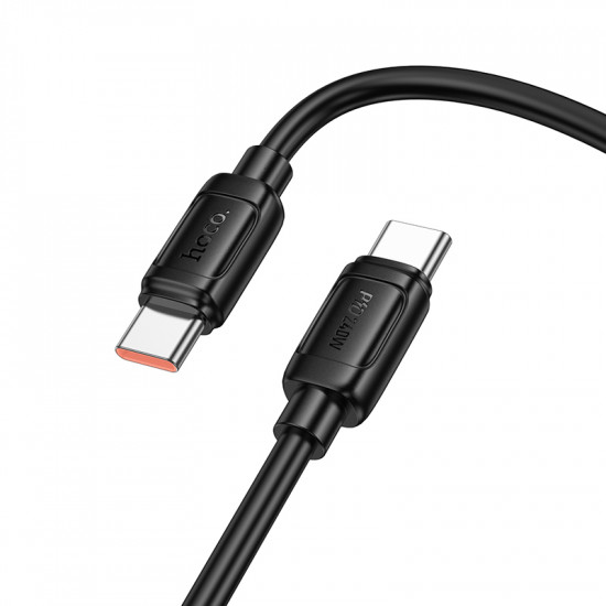 Καλώδιο σύνδεσης Hoco X115 Surpass USB-C σε USB-C 240W 5A Fast Charging Μαύρο 1m 46800