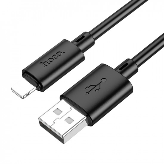 Καλώδιο Hoco X88 Gratified USB-C σε Lightning 2.4A Μαύρο 2m 47710