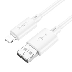 Καλώδιο Hoco X88 Gratified USB-A σε Lightning 2.4A Λευκό 2m 47717
