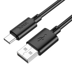 Καλώδιο Hoco X88 Gratified USB-Α σε USB-C 3A Μαύρο 2m 47719