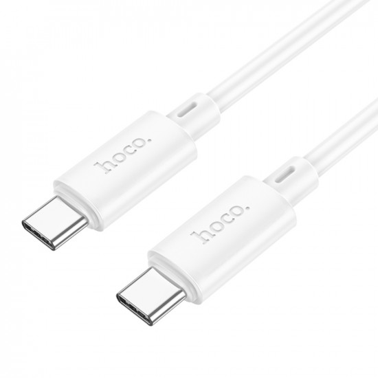 Καλώδιο Hoco X88 Gratified USB-C σε USB-C 60W 3A Λευκό 2m 47683